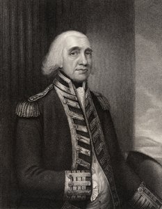 Richard Howe admirális, W.T. Fry metszete, a National Portrait Gallery III. kötetéből, 1835 körül megjelent (litho)