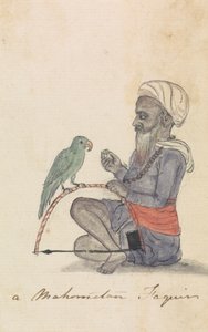 Egy mohametán a papagájával
