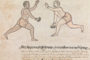 Két Jeyties Fighting alkotó: Gangaram Chintaman Tambat