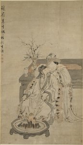 Szépség télen alkotó: Gao Qipei