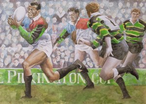 Rögbi meccs: Harlequins v Northampton, 1992 (wc)