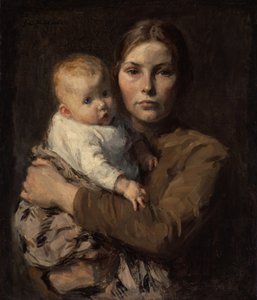 Anya és gyermeke, c. 1906.