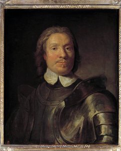 Olivier Cromwell (1599-1658), Anglia Lord protektora portréja Oliver Cromwell részt vett az első angol forradalomban (1641-1649) Gaspard de Crayer (1584-1669) V. festménye. 0,67x0,58 m. alkotó: Gaspar de (after) Crayer