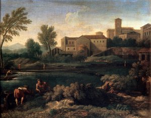 Egy kisváros Latiumban, 1660-as évek.