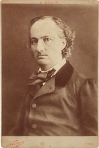 Charles Baudelaire portréja 1821-1867, kb. 1855.