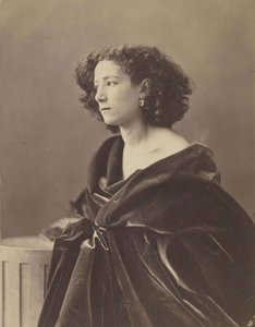 Sarah Bernhardt portréja 1844-1923, 1864. alkotó: Nadar