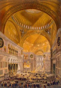 Hagia Sophia, Konstantinápoly, 1852