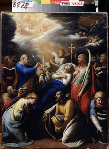 "La mort de la Vierge" (A szűz halála) Gaspard Gailius festménye (17eme siecle) 1612 Állami Művészeti Múzeum, Toula alkotó: Gaspard Gailius
