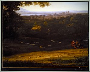 Olasz pásztortáj, dátum nélkül alkotó: Gaspard Poussin Dughet