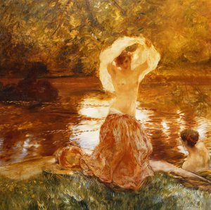 A fürdés; Le Bain,