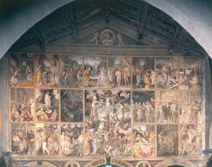 Krisztus élete és szenvedése, Gaudenzio Ferrari freskója (1475-1546) 1513