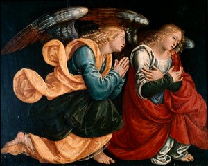 Imádkozó angyalok, Gaudenzio Ferrari (kb. 1470-1546) alkotó: Gaudenzio Ferrari