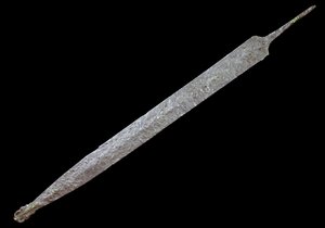 Gallia művészete: Iron Spee, vaskorszak (i. e. 400). Régiségek Múzeuma, Saint Germain en Laye. alkotó: Gaulish