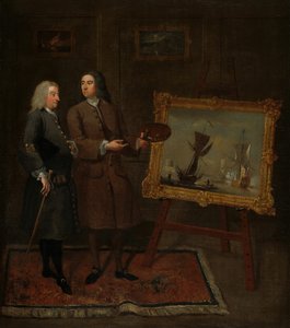 Thomas Walker és Peter Monamy, c. 1735. alkotó: Gawen Hamilton