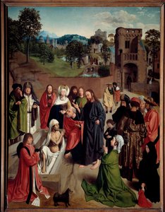 Lazarus feltámadás Gerard de Saint-Jean festménye (1460/1465-1488/1493) 15. század V. 1,27x0,97 m