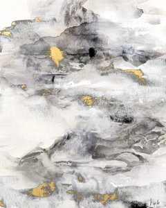 „Abstract Gold Flow”