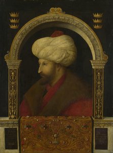 Mehmet II. szultán alkotó: Gentile Bellini