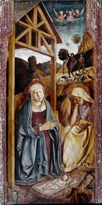 A betlehem triptichonja: központi tábla Giovanni Bellini festménye dit il Giambellino alkotó: Gentile Bellini