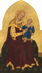 Madonna és gyermek trónolt, c. 1420. alkotó: Gentile da Fabriano