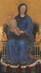 Madonna és gyermeke angyalokkal. alkotó: Gentile da Fabriano