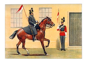 A 16. Queens Lancers, 1890. alkotó: Geoffrey Douglas Giles