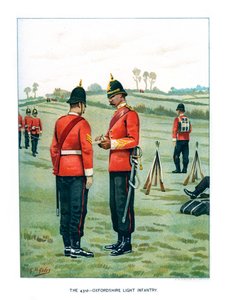A 43. oxfordshire-i könnyűgyalogság, 1890.