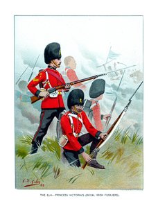 The 87. Princess Victorias Royal Irish Fusiliers, 1890.