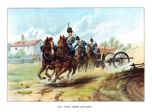 A Royal Horse Tüzérség, 1890.