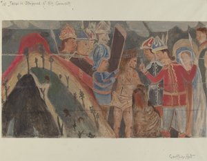 10. számú keresztút: Jézust megfosztják ruháitól, c. 1936.