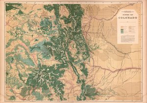 Colorado és a szomszédos terület egyes részei geológiai és földrajzi atlasza,