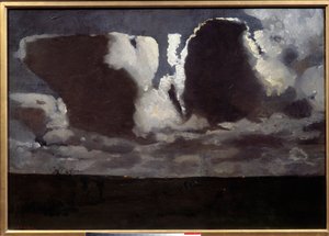 Holdfény. George Hendrick (Hendrik) Breitner (1857-1923) festménye ec.hol