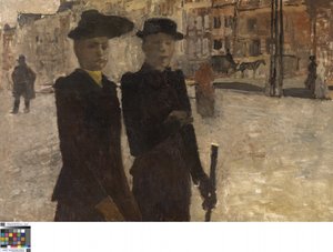 Women on the Rokin (olaj, vászon)
