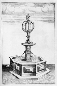 Szökőkútterv, 1664 alkotó: Georg Andreas Bockler