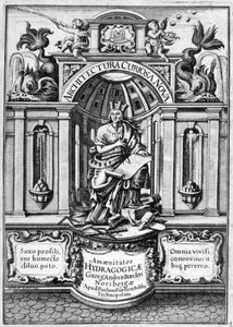 Az Architectura Curiosa Nova címlapja, 1664