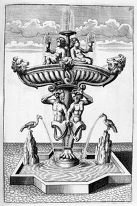 Díszítő szökőkút-terv, 1664