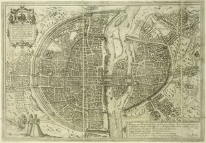 Párizs városterve, 1572