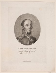 Tauentzien sírja alkotó: Georg Christian Schule