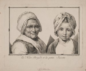 Brigide anya és a kis Javotte alkotó: Georg Christian Schule