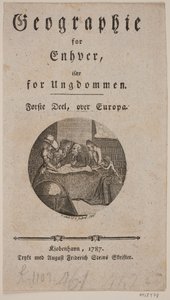 Címoldal "Földrajz bárkinek" matricával alkotó: Georg Christian Schule