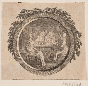 Címmatrica S. Richardsonnak: "Miss Clarissa Harlowe története", harmadik rész alkotó: Georg Christian Schule