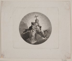 Vignetta Troennel és Minervával alkotó: Georg Christian Schule