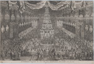 XI. Károly koronázása, Stockholm, 1672. december 20., 1672. alkotó: Georg Christoph Eimmart
