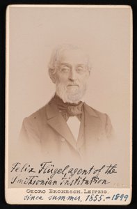 Felix Flugel portréja 1820-1904, 1894. alkotó: Georg Conrad Adolph Brokesch