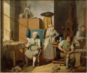 Suszter család a műhelyben alkotó: Georg Emanuel Opitz
