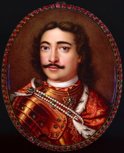 I. Nagy Péter császár portréja 1672-1725. alkotó: Georg Friedrich Dinglinger