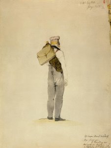 C.D.Friedrich egy gyalogtúrán a Krkonoše-hegységben