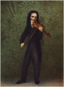 Niccolo Paganini portréja