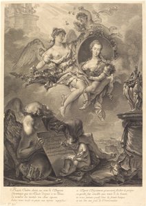 Louise Albertine de Brandt, Grapendorf bárónő alkotó: Georg Friedrich Schmidt, after Pierre Le Sueur