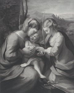 Szent Katalin misztikus házassága, kb. 1831. alkotó: Georg Jacob Felsing