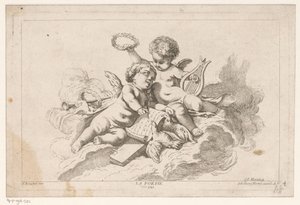 Poëzie La Poesie (cím a tárgyon) Livre des Arts (sorozat címe) alkotó: Georg Leopold Hertel
